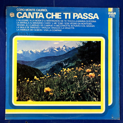 Coro Monte Cauriol - Canta Che Ti Passa (LP, Album)