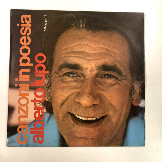 Alberto Lupo - Canzoni In Poesia (LP)