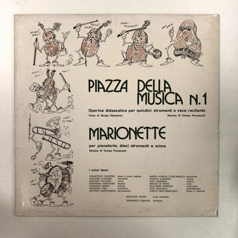 Teresa Procaccini - Piazza Della Musica N. 1, Marionette (LP)