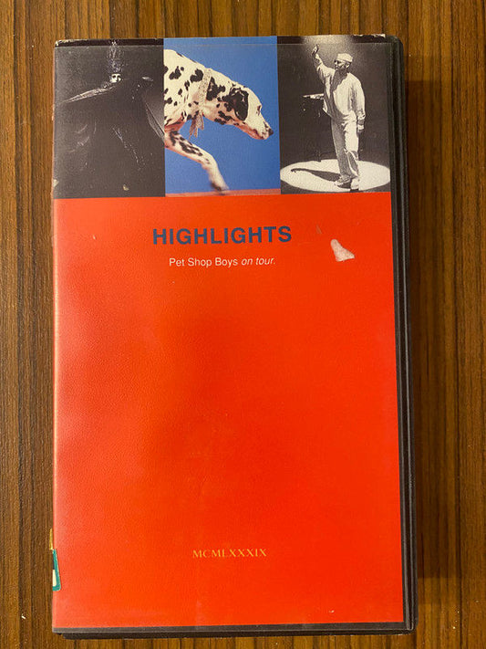 Pet Shop Boys - Highlights (Pet Shop Boys On Tour.) (VHS, PAL)