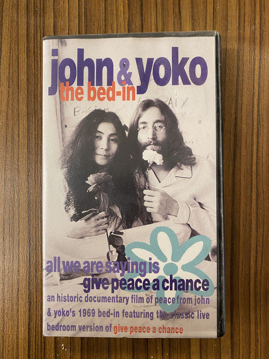 John Lennon & Yoko Ono - John & Yoko The Bed-In (VHS, PAL)