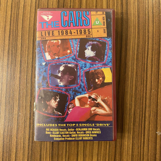 The Cars - Live 1984 - 1985 (VHS, PAL)