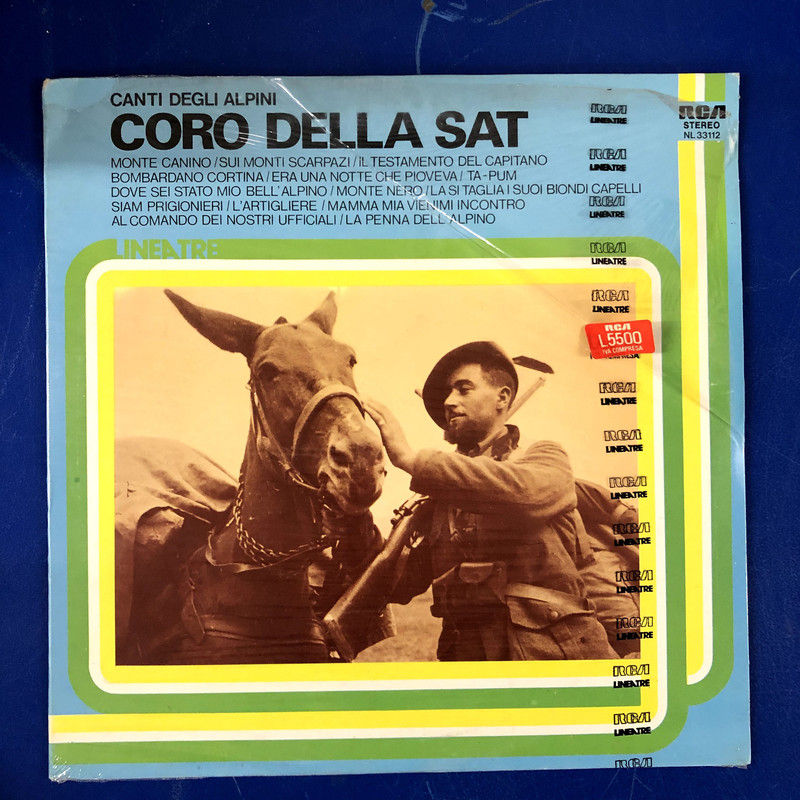 Coro Della S.A.T. - Canti Degli Alpini (LP, Comp)