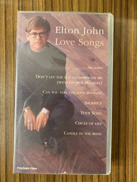 Elton John - Love Songs (VHS, Comp)