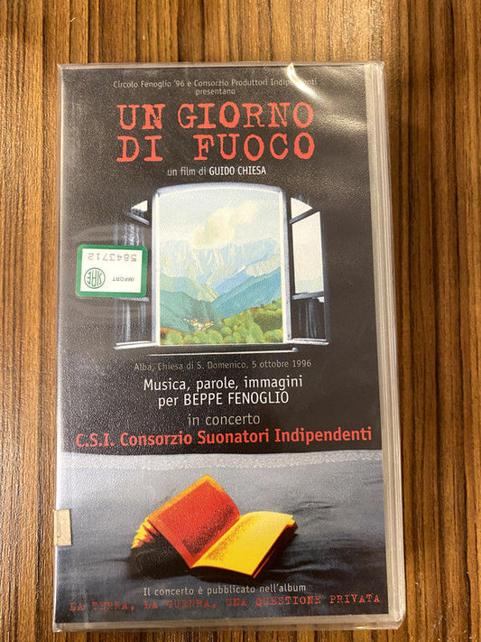 C.S.I. Consorzio Suonatori Indipendenti - Un Giorno Di Fuoco (VHS)