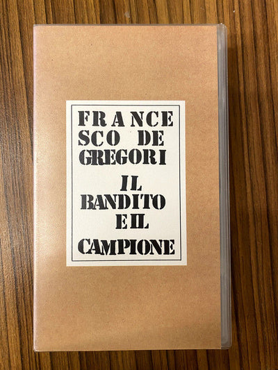 Francesco De Gregori - Il Bandito E Il Campione (VHS)