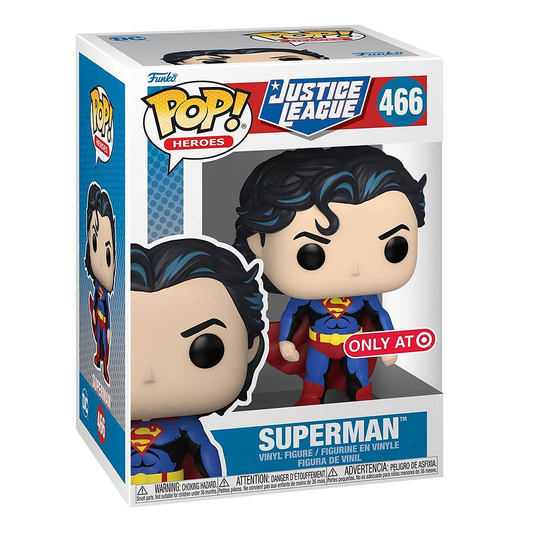 Dc Comics: Funko Pop! Heroes - Jl Comic - Superman (Vinyl Figure 466)
