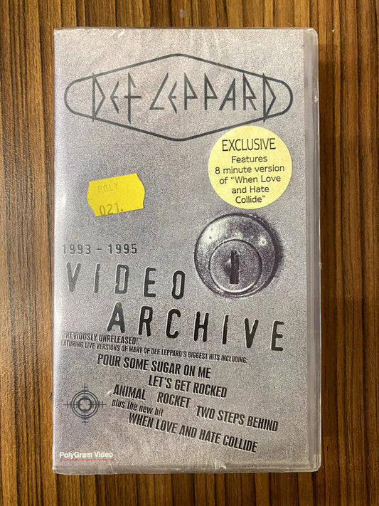 Def Leppard - Video Archive (VHS, PAL)