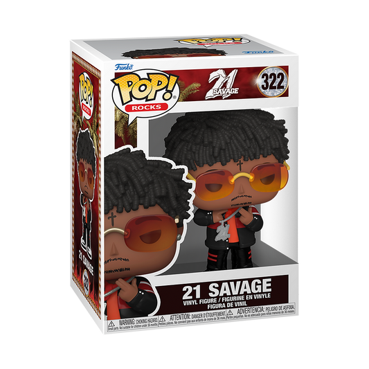 21 Savage: Funko Pop! Rocks - 21 Savage (Vinyl Figure 322)