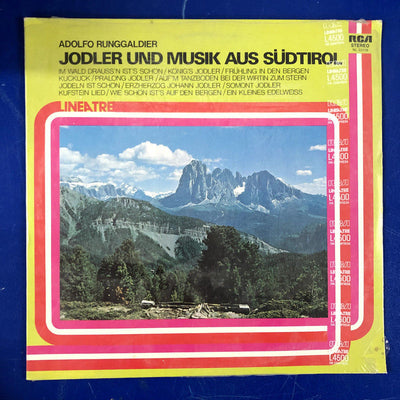 Adolfo Runggaldier - Jodler Und Musik Aus Sudtirol (LP, Comp, Promo)