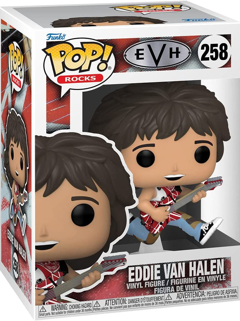 Funko Pop! Rocks - Eddie Van Halen (W/Guitar) (Vinyl Figure 258)