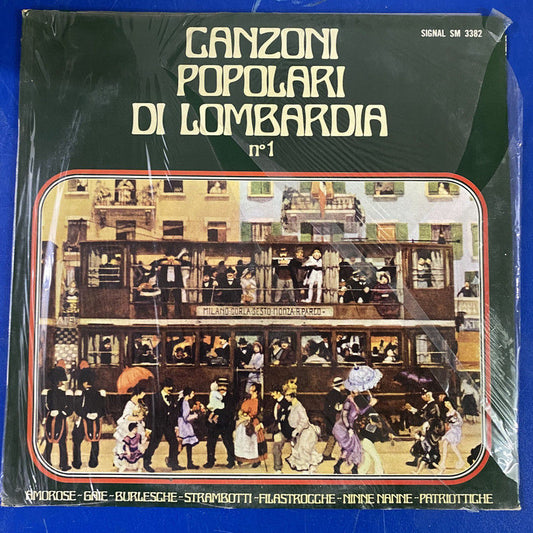 Unknown Artist - Canzoni Popolari Di Lombardia N° 1 (LP)