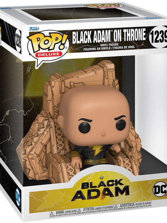 Dc Comics: Funko Pop! Deluxe - Black Adam On Throne (Vinyl Figure 1239)
