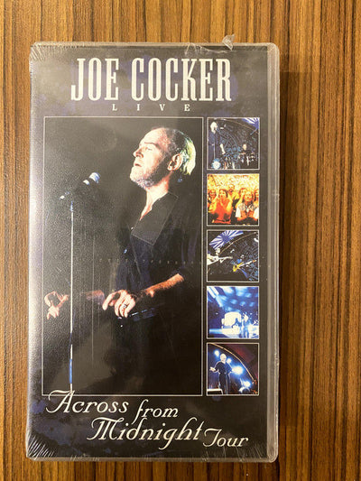 Joe Cocker - Live / Across From Midnight Tour (VHS, PAL)