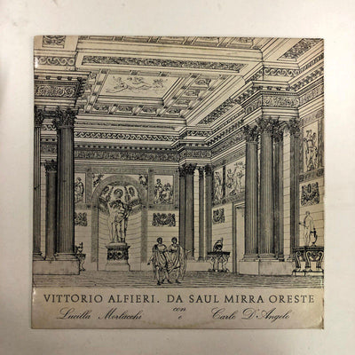 Vittorio Alfieri - Da Saul, Mirra, Oreste (LP)