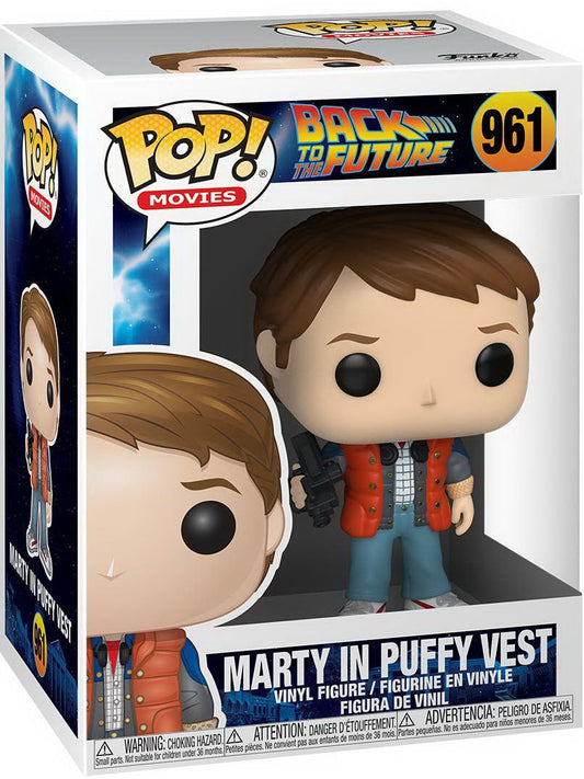 Back To The Future: Funko Pop! Movies - Marty In Puffy Vest (Vinyl Figure 961)