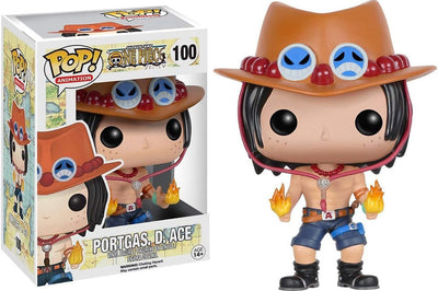 One Piece: Funko Pop! Animation - Portgas. D.Ace (Vinyl Figure 100)