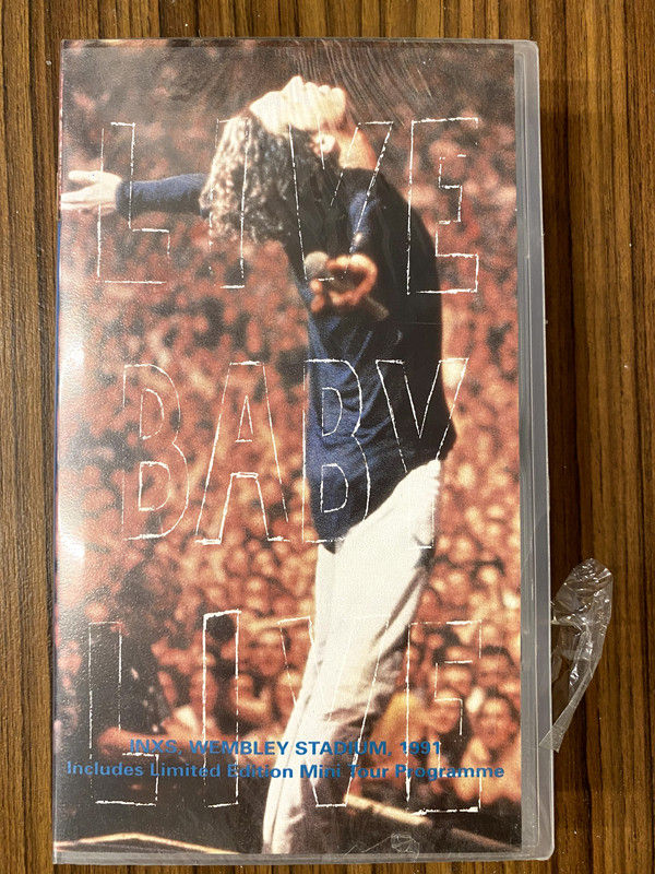 INXS - Live Baby Live (Wembley Stadium, 1991) (VHS, PAL, wit)