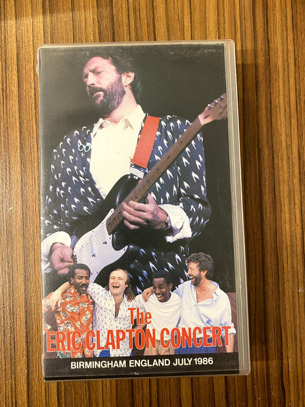 Eric Clapton - The Eric Clapton Concert Birmingham England July 1986 (VHS, PAL)