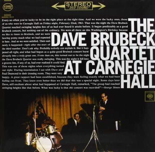 Dave Brubeck Quartet - At Carnegie Hall (Vinile 180gr.)