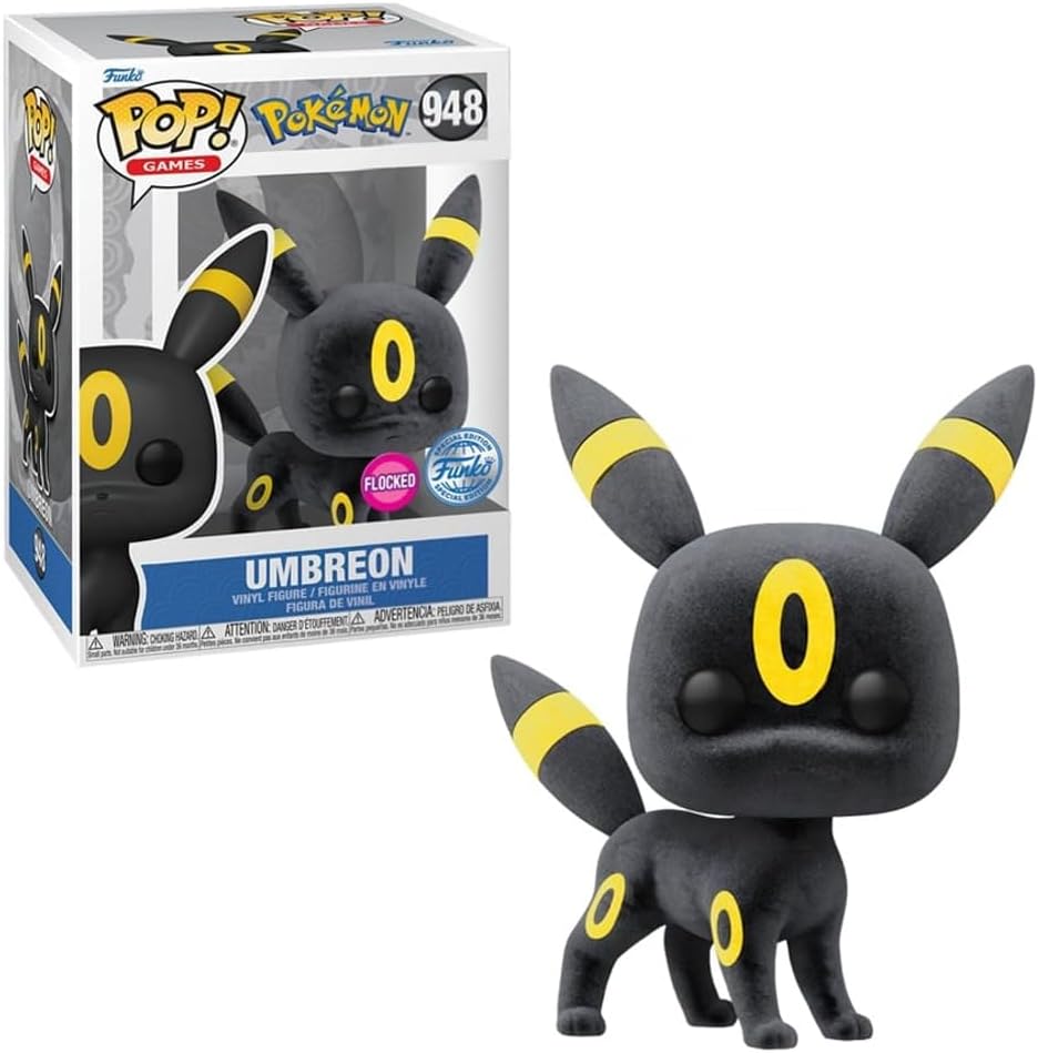 Pokemon: Funko Pop! Games - Umbreon (Vinyl Figure 948) (Ltd Flocked Ed.)
