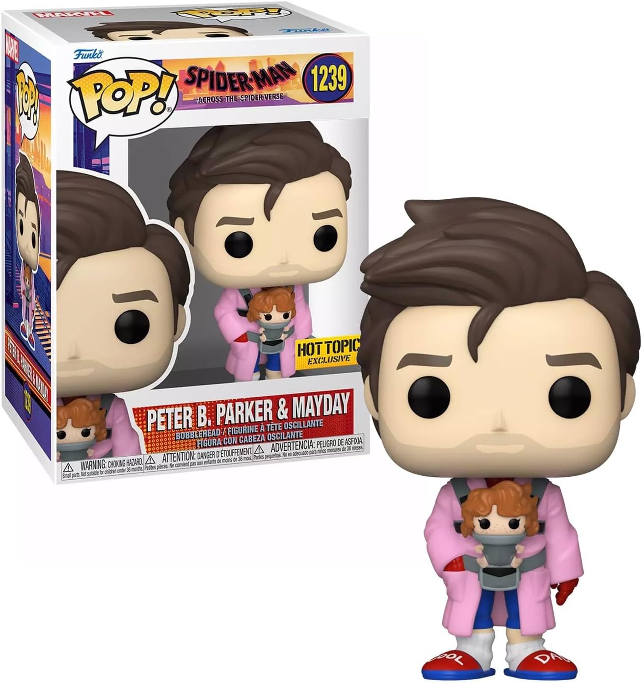 Marvel: Funko Pop! Vinyl - Spider-Man, Across The Spider-Verse - Peter B. Parker & Mayday (Vinyl Figure 593)