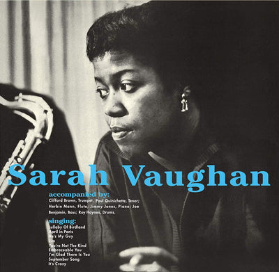 Sarah Vaughan/Clifford Brown - Sarah Vaughan with Clifford Brown (transparent blue) (Vinile 180gr.)