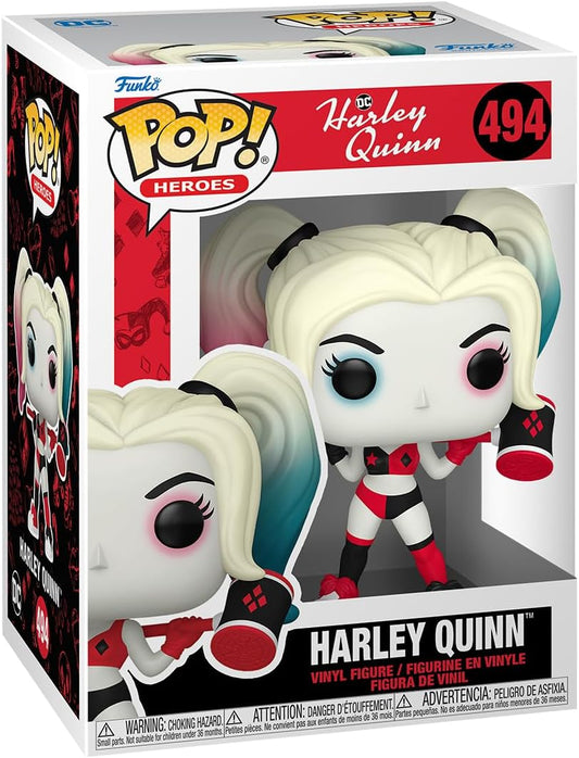 Dc Comics: Funko Pop! Heroes - Harley Quinn - Harley Quinn (Vinyl Figure 494)