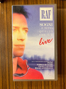 RAF - Sogni... È Tutto Quello Che C'È Live (VHS) (VHS)