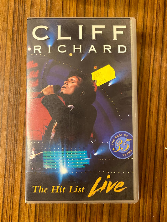 Cliff Richard - The Hit List Live (VHS, Album, PAL)