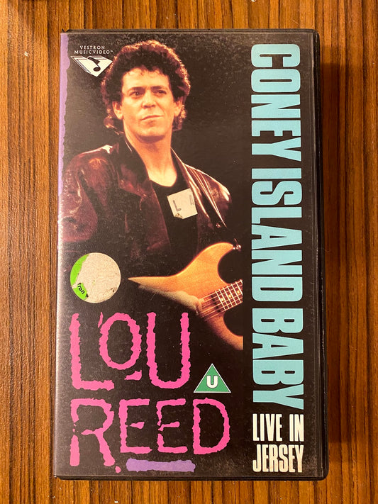 Lou Reed - Coney Island Baby Live In Jersey (VHS, PAL)