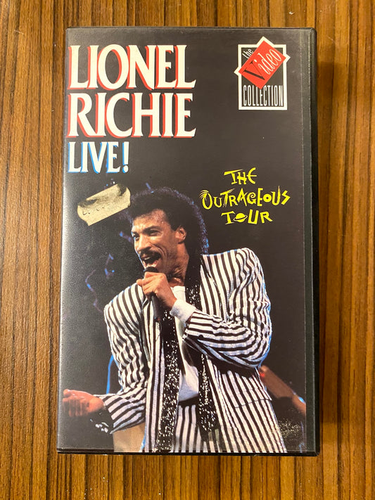 Lionel Richie - The Outrageous Tour Live! (VHS, PAL)
