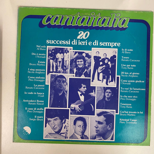 Various - Cantaitalia (20 Successi Di Ieri E Di Sempre) (LP, Comp)