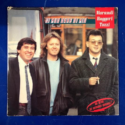 Gianni Morandi, Enrico Ruggeri, Umberto Tozzi - Si Può Dare Di Più (12", S/Sided)