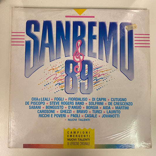 Various - Sanremo '89 (2xLP, Comp, Gat)