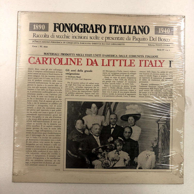 Various - Cartoline Da Little Italy I (LP, Comp)