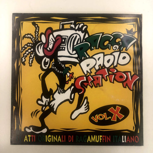 Various - Ragga Radio Station (11 Atti Originali Di Raggamuffin Italiano) (LP, Comp)