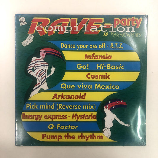 Various - Rave Party Compilation: 16 Megaravehits (LP, Comp, Mixed)