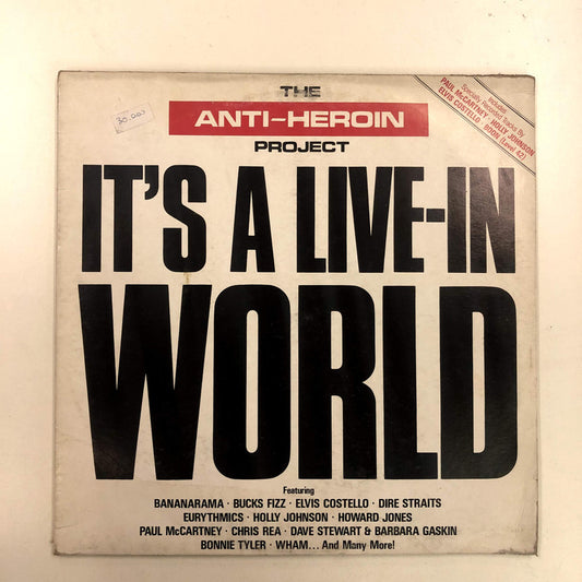 Various - The Anti-Heroin Project - It's A Live-In World (2xLP, Album)
