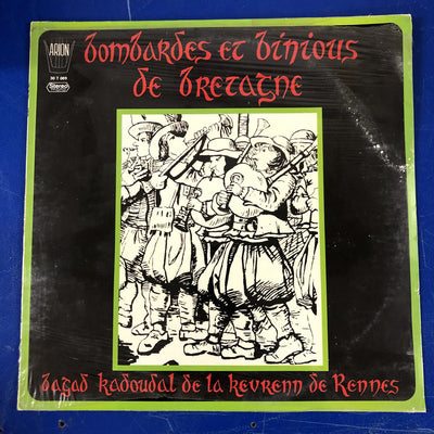 Bagad Kadoudal De La Kevrenn De Rennes - Bombardes Et Binious De Bretagne (LP, Album)