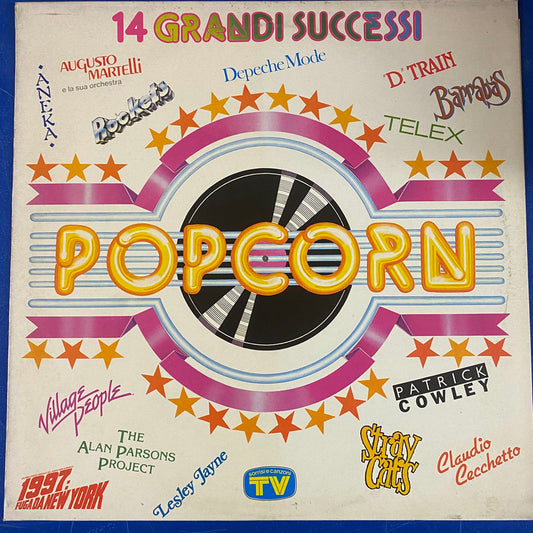 Various - Popcorn - 14 Grandi Successi (LP, Comp)