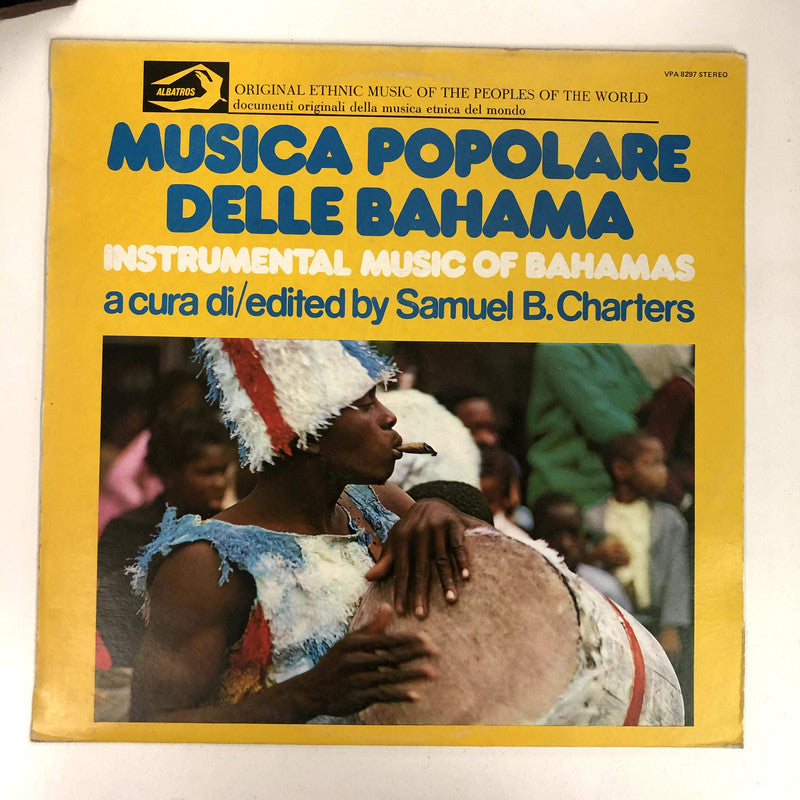 Various - Musica Popolare Delle Bahama Instrumental Music Of Bahamas A Cura Di/Edited By Samuel B. Charters (LP)