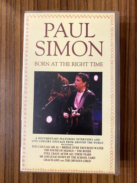 Paul Simon - Born At The Right Time (VHS)