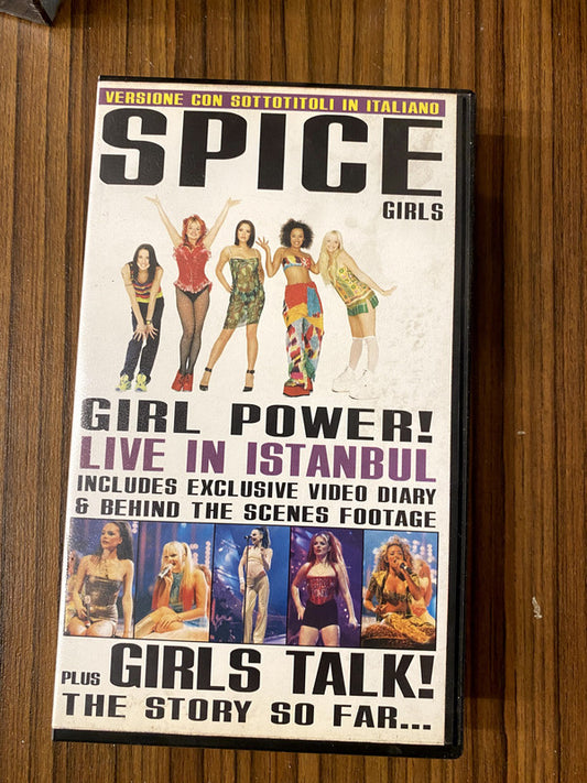 Spice Girls - Girl Power! Live In Istanbul Plus Girls Talk! The Story So Far... (VHS, PAL, SECAM)