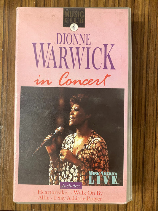 Dionne Warwick - In Concert (VHS, Album, RE, PAL)