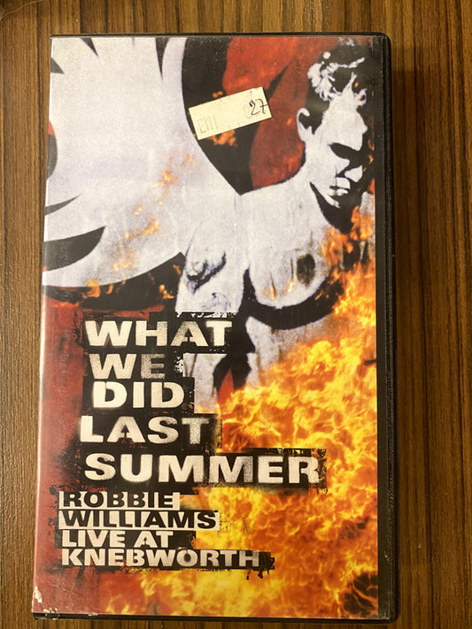 Robbie Williams - What We Did Last Summer (VHS, Album, PAL)