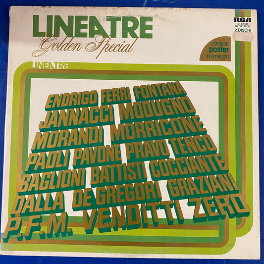 Various - Linea Tre Golden Special (2xLP, Comp, S/Edition, Gat)