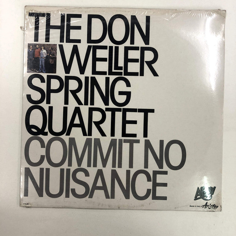 The Don Weller Spring Quartet - Commit No Nuisance (LP, Album, RE)